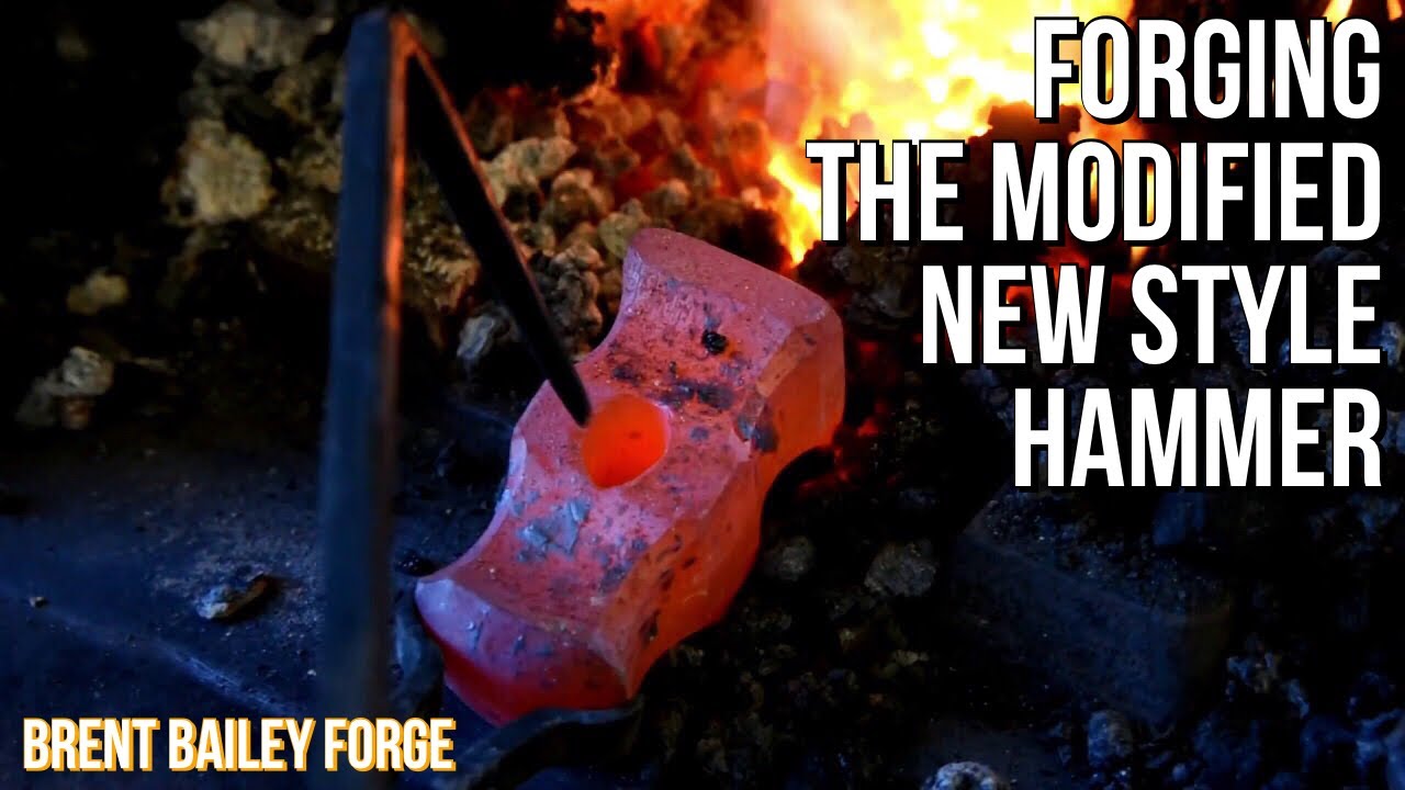 Forging Brent Bailey&rsquo;s Modified New Style Hammer - Blacksmithing - Brent Bailey Forge