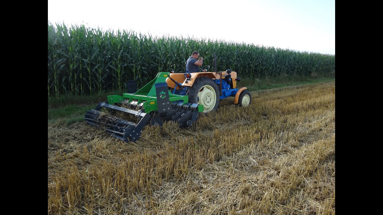 URSUS 330 z agregatem talerzowym JANPOL 2,5 m