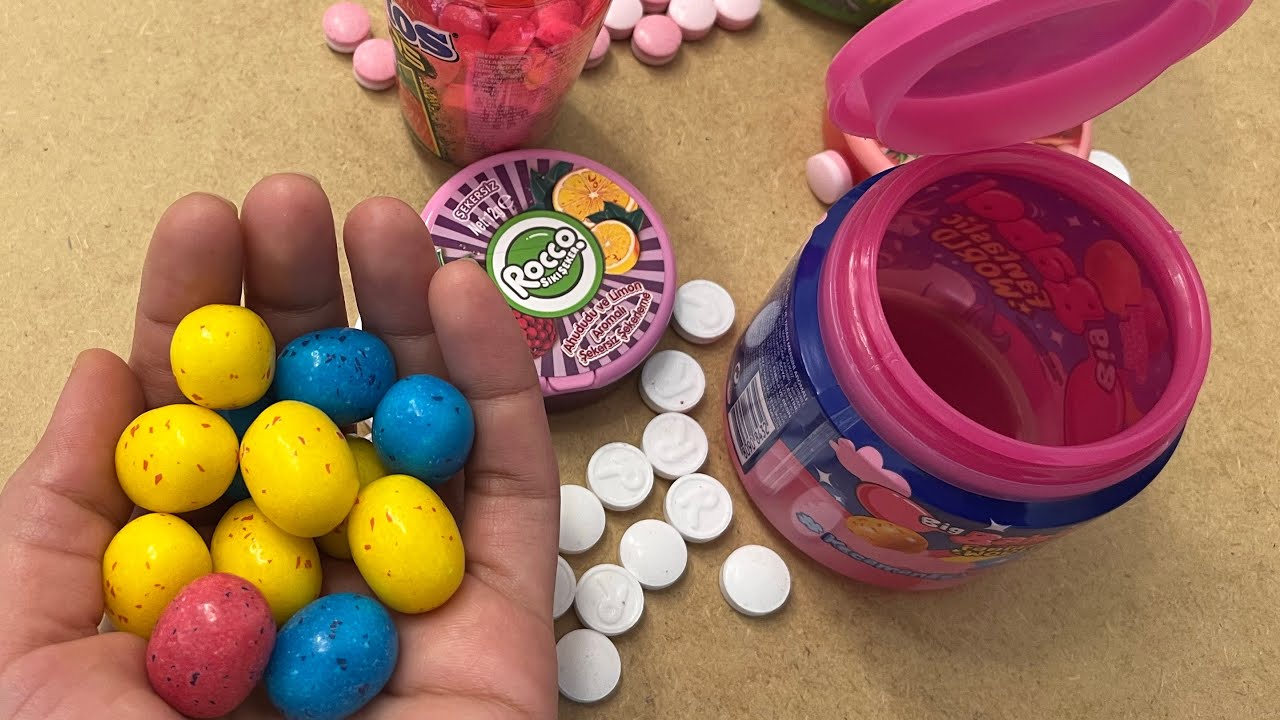Relaxing Snack Unpacking ASMR | Candy, Chocolate and Crinkly Sounds