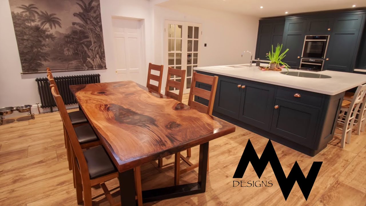 Chestnut Resin Dining Table no 1