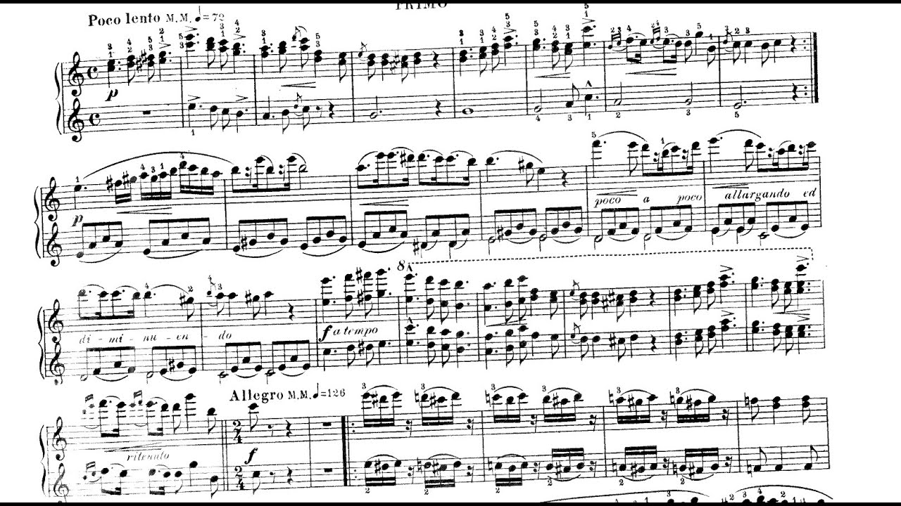 Béla Kéler | Hungarian Melody (4 hands)