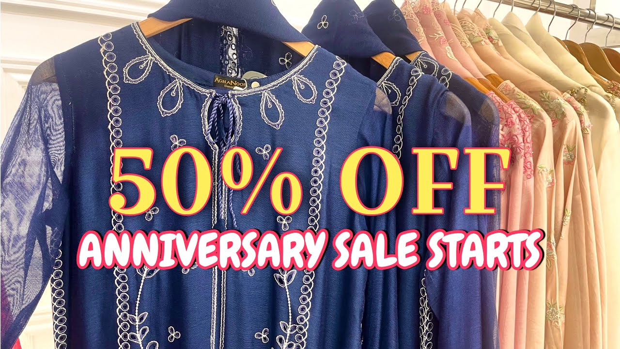 Aghanoor 50% Off 🔥❤️||End Of Season Sale 2025 || Aghanoor Sale Today || 20-Aug-25