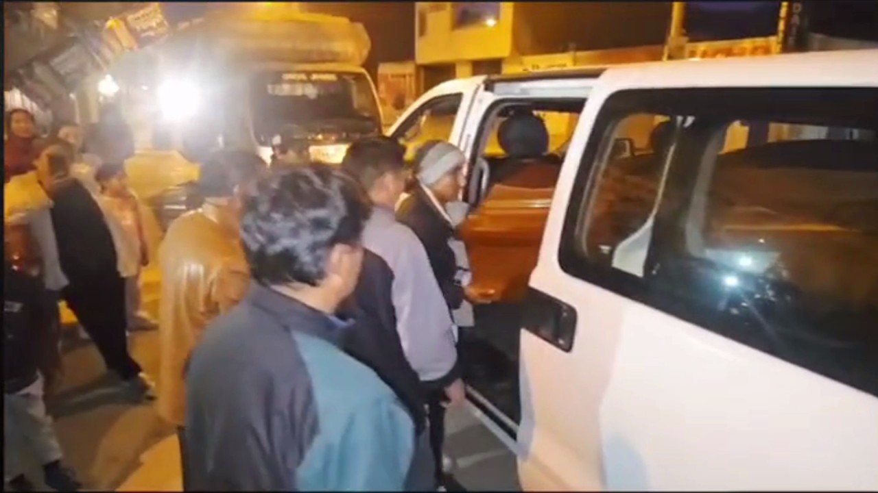 RECEPCION DE CUERPO CON UN TRISTE SANTIAGO - Orlando Yangali Meza  QEPD