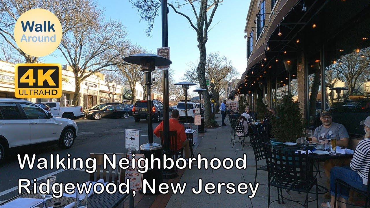 【4K60】 Walking - Ridgewood, New Jersey (Best Place to live in Bergen County)