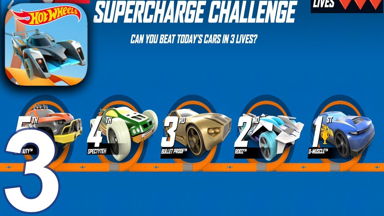 Hot Wheels: Race Off - SUPERCHARGE Challenge #3 (iOS Android)