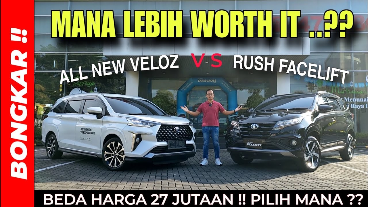Bongkar !! PERBANDINGAN TOYOTA RUSH GR SPORT FACELIFT VS ALL NEW VELOZ Q TSS 2024 TERBARU