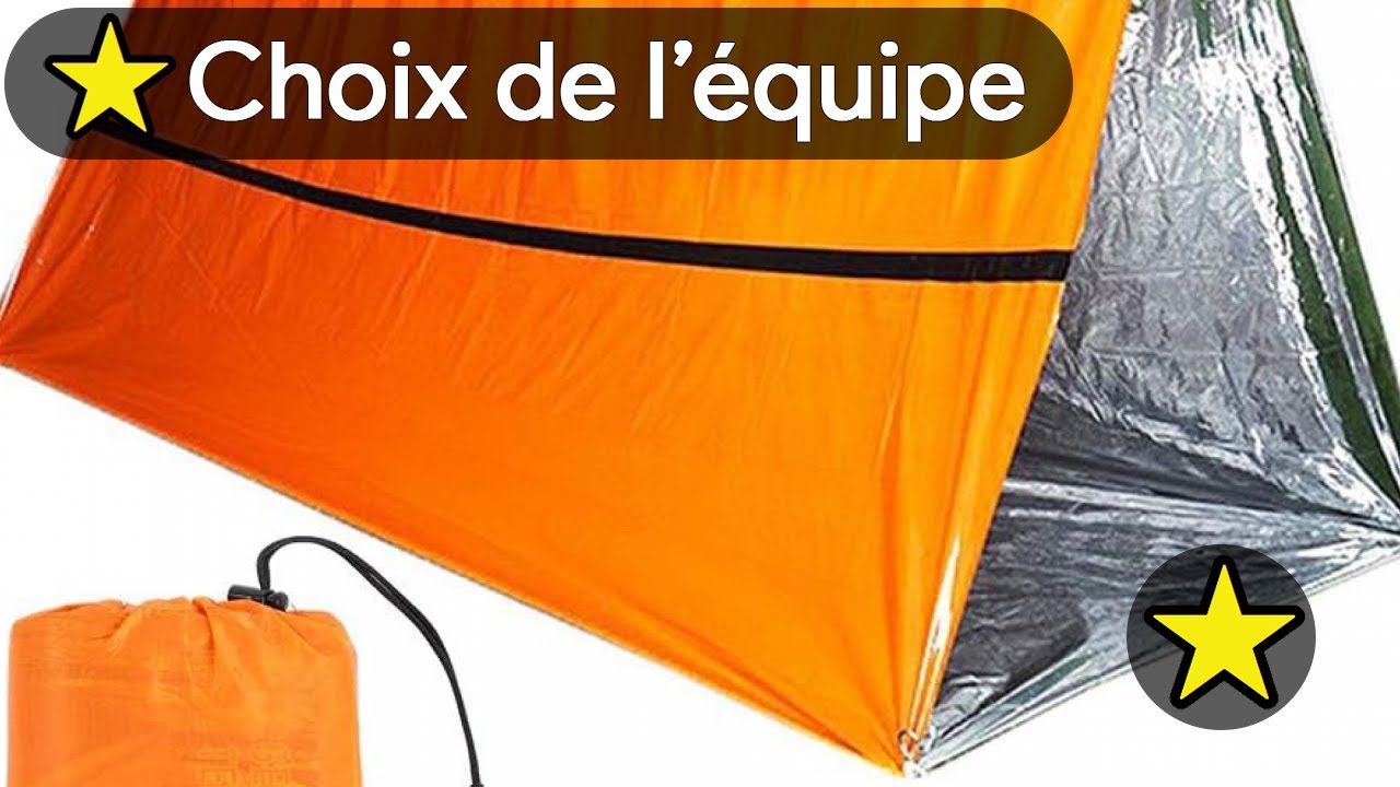 🏆 TOP 3 MEILLEUR SAC DE COUCHAGE D'URGENCE 2025