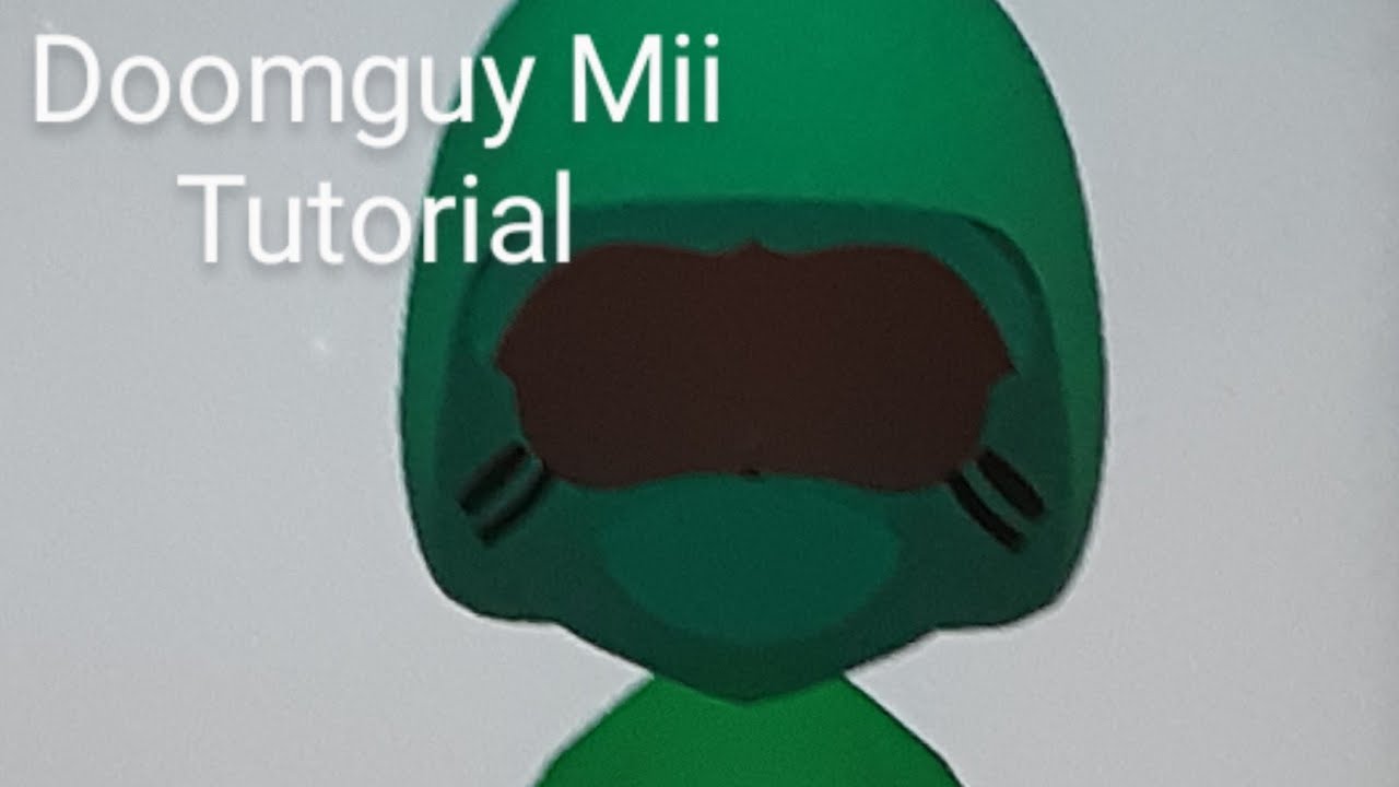 Doomguy Mii Tutorial