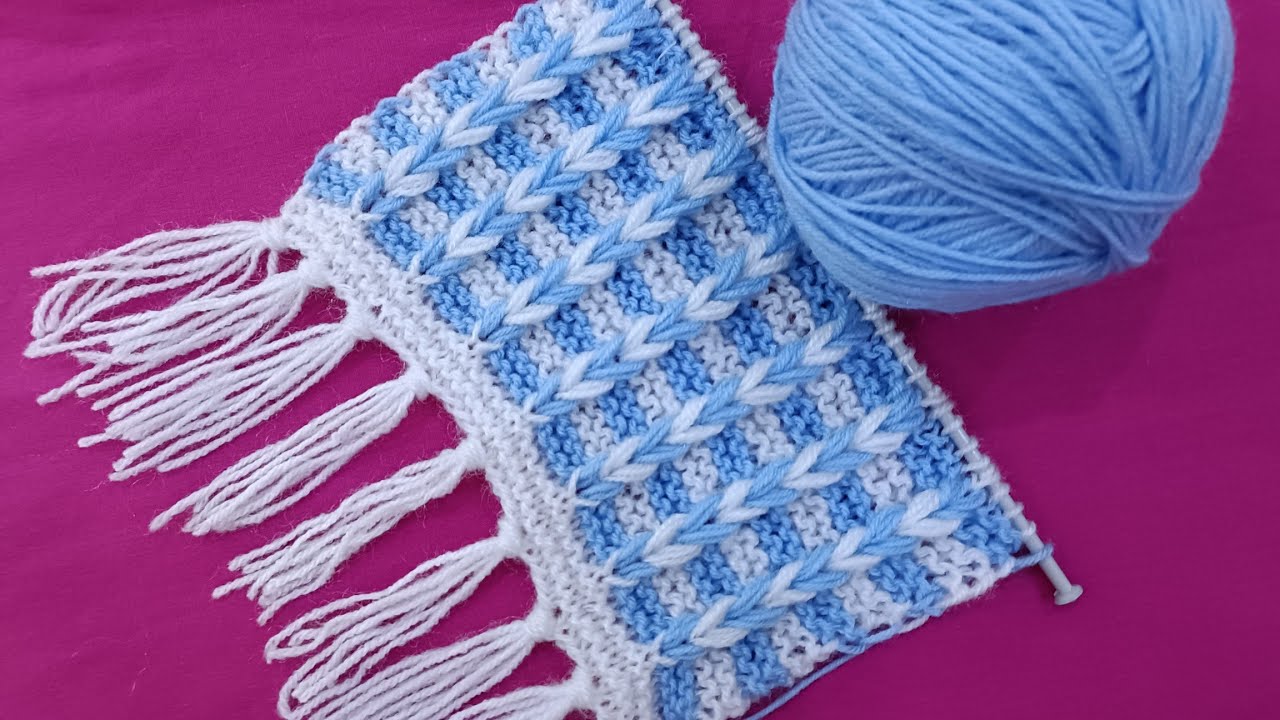 Muffler design | muffler knitting design | sweater design