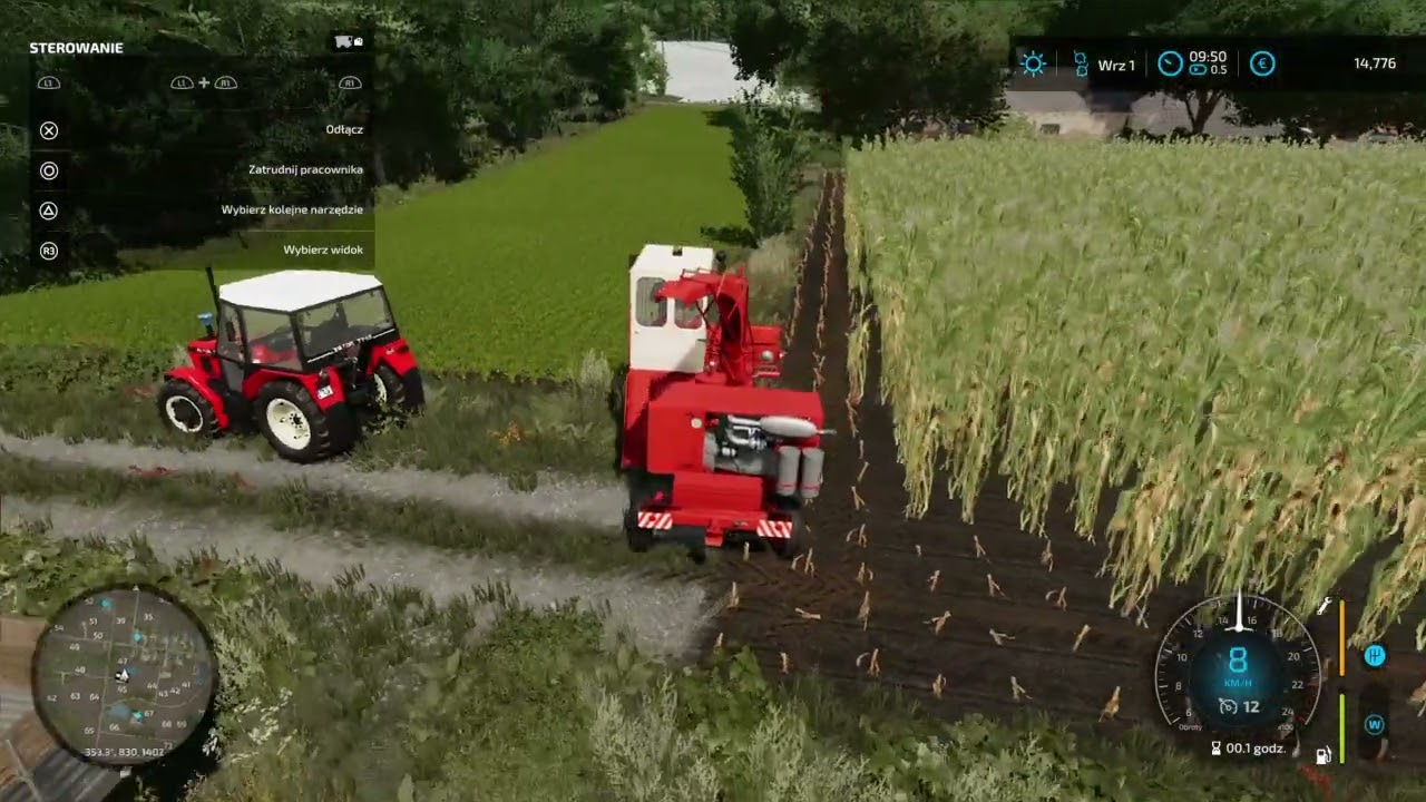 Spadek po zmarłym wujku #farmingsimulator22#koszeniekukurydzy#kolonia#112
