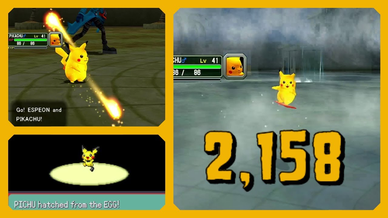 LIVE! SHINY SURFING PICHU From POKEMON BOX after 2,158 Eggs! + Tutorial + Colosseum Showcase