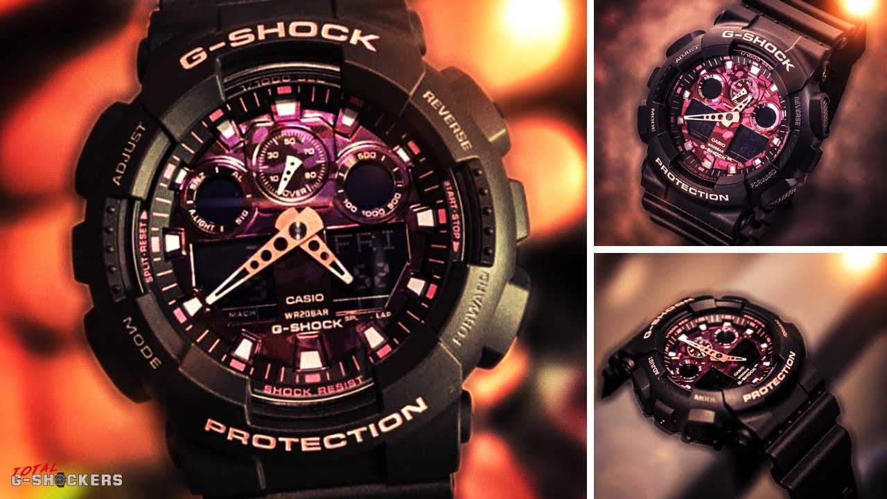 Casio G-Shock Sakura Storm Series | Analog-Digital Watch | GA100TCB-1A