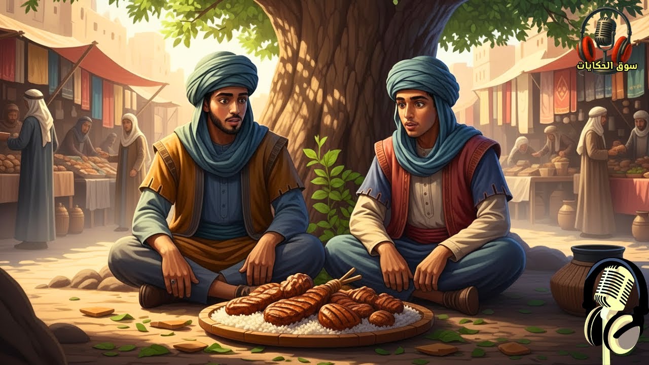 قصة متشرد يدخل مدينة ويلتقي متسولًا، فتبدأ حكاية تغيّر حياتهما للأبد، قصص قبل النوم، سوق الحكايات