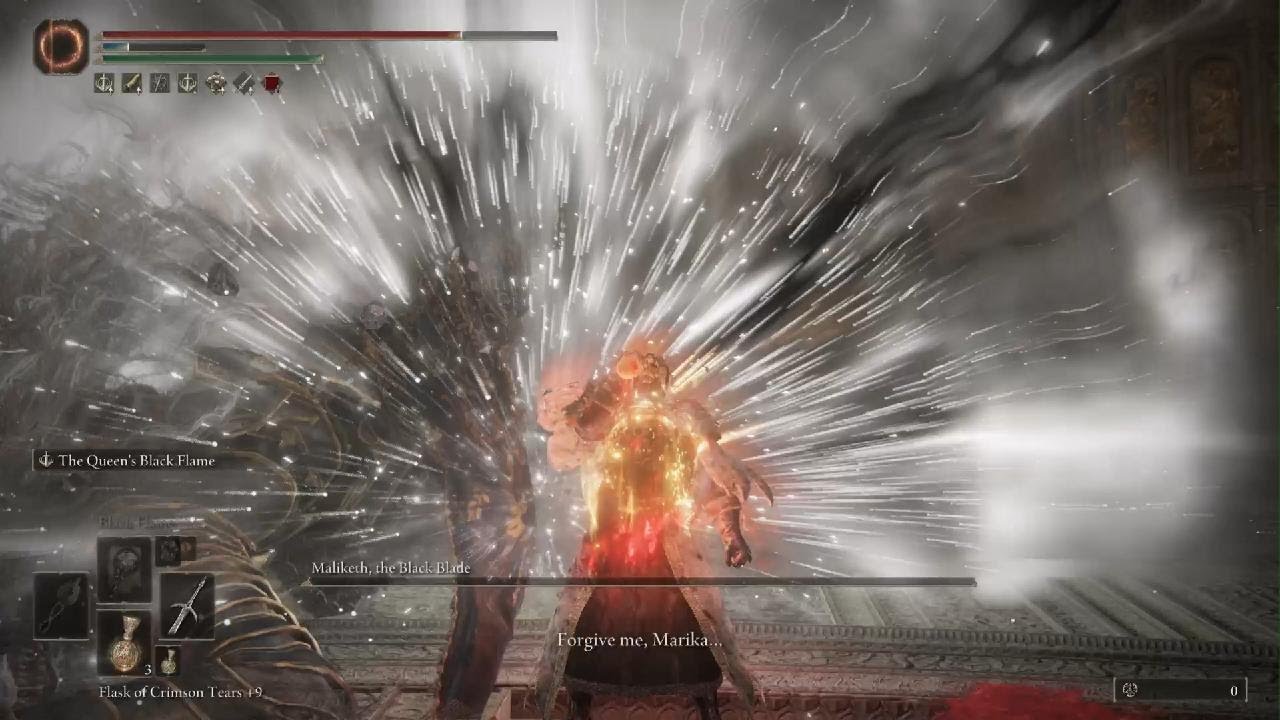 Black Flame vs. Maliketh 💀🐺💀 | ELDEN RING