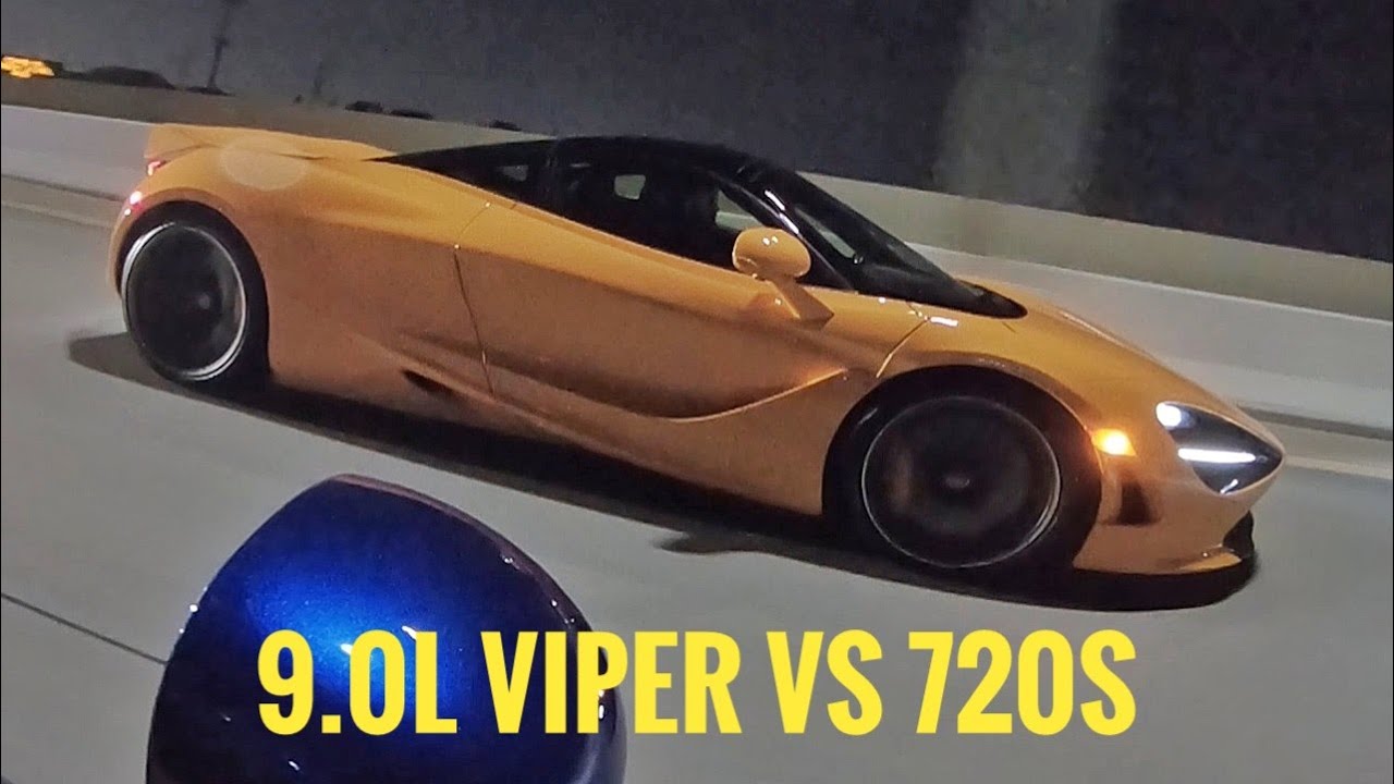 NA Viper vs Stock & Tuned 720S! + Pure1000 AMG GTS on race gas!