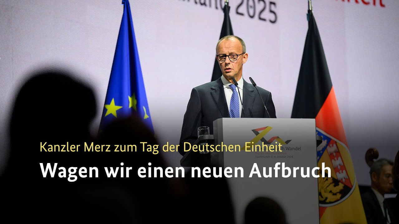 Rede des Bundeskanzlers zum Tag der Deutschen Einheit