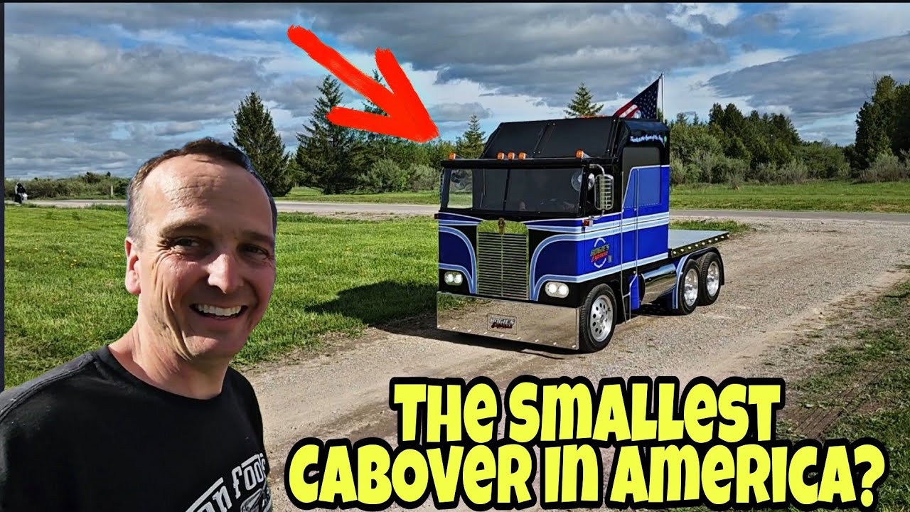 The Smallest Cabover In America? The Most Custom Mini Cabover I've Ever Seen Truckers 🤯