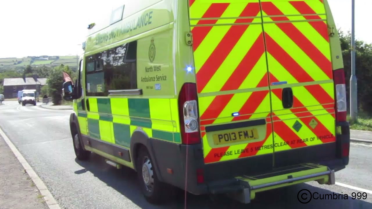 North West Ambulance Service A025 Responding