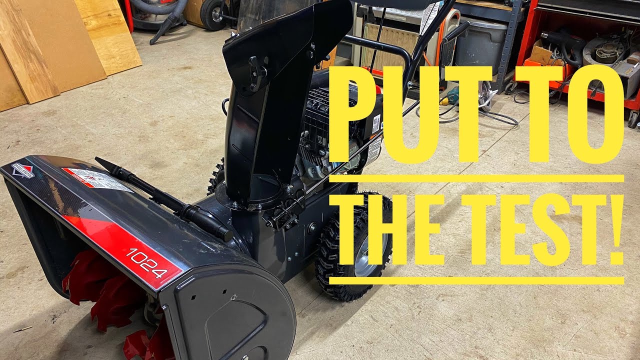 Briggs and Stratton Snow Thrower Review | Model 1024 | MY DIY