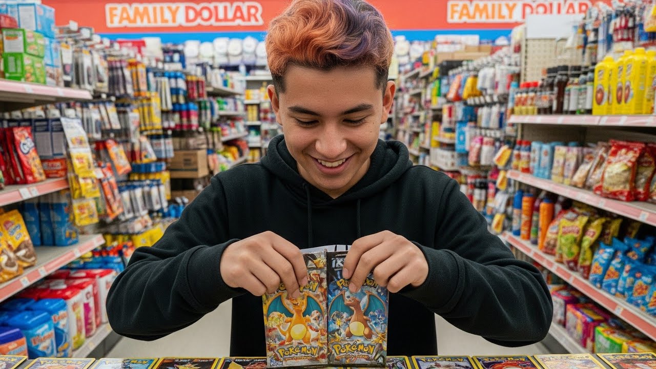 Opening a 15 Pack of Pok&eacute;mon Cards from Family Dollar!