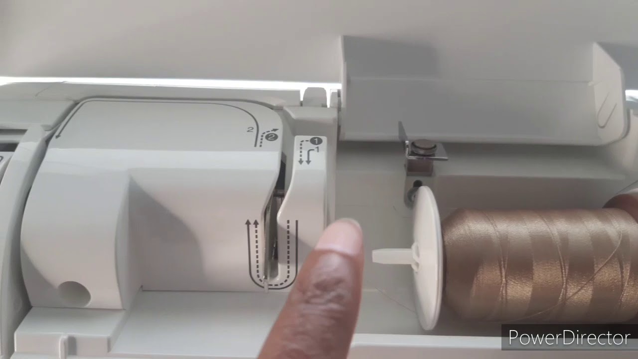 How To Thread The Brother PE 780 D Embroidery Machine and Similiar Embroidery Machines