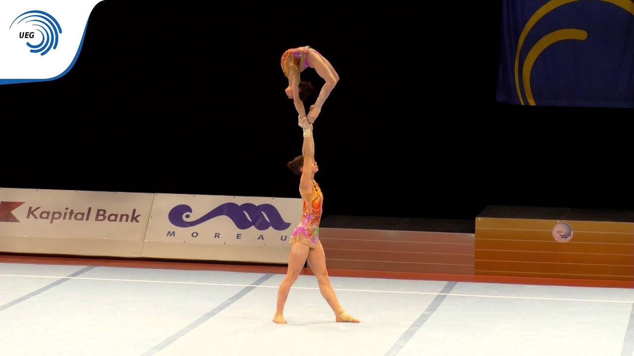 Women’s Pair RUSSIA – 2015 All-Around Acrobatic European Champions