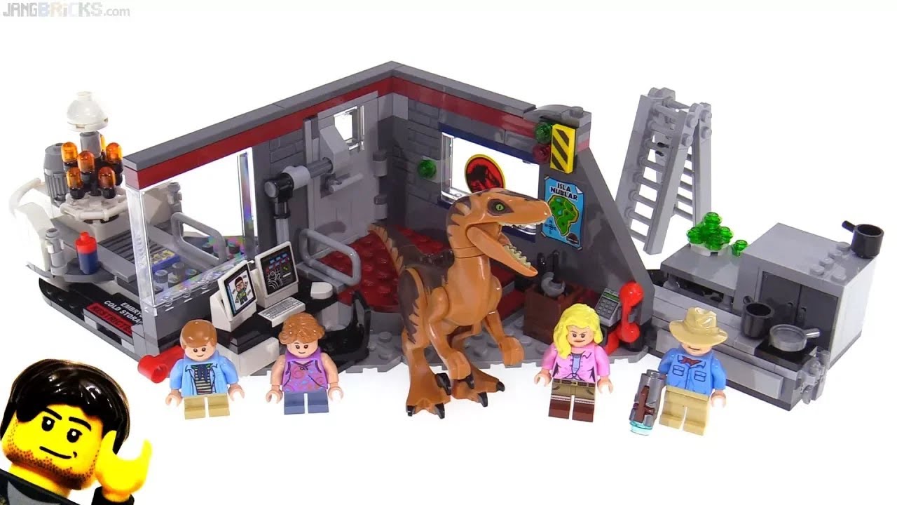 🔄 LEGO Jurassic Park 2018 Velociraptor Chase review! 75932 re upload