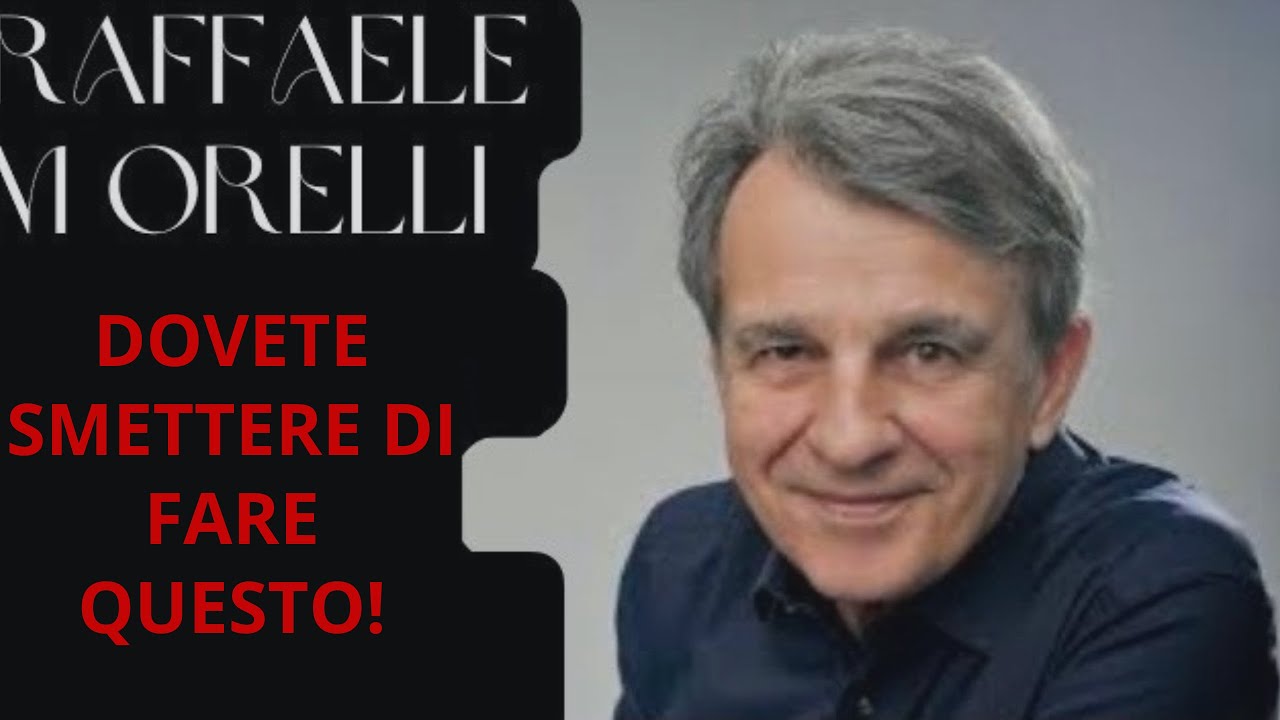 Se avete un tarlo in testa che vi affligge, ascoltate questo bellissimo video di RAFFAELE MORELLI!!!