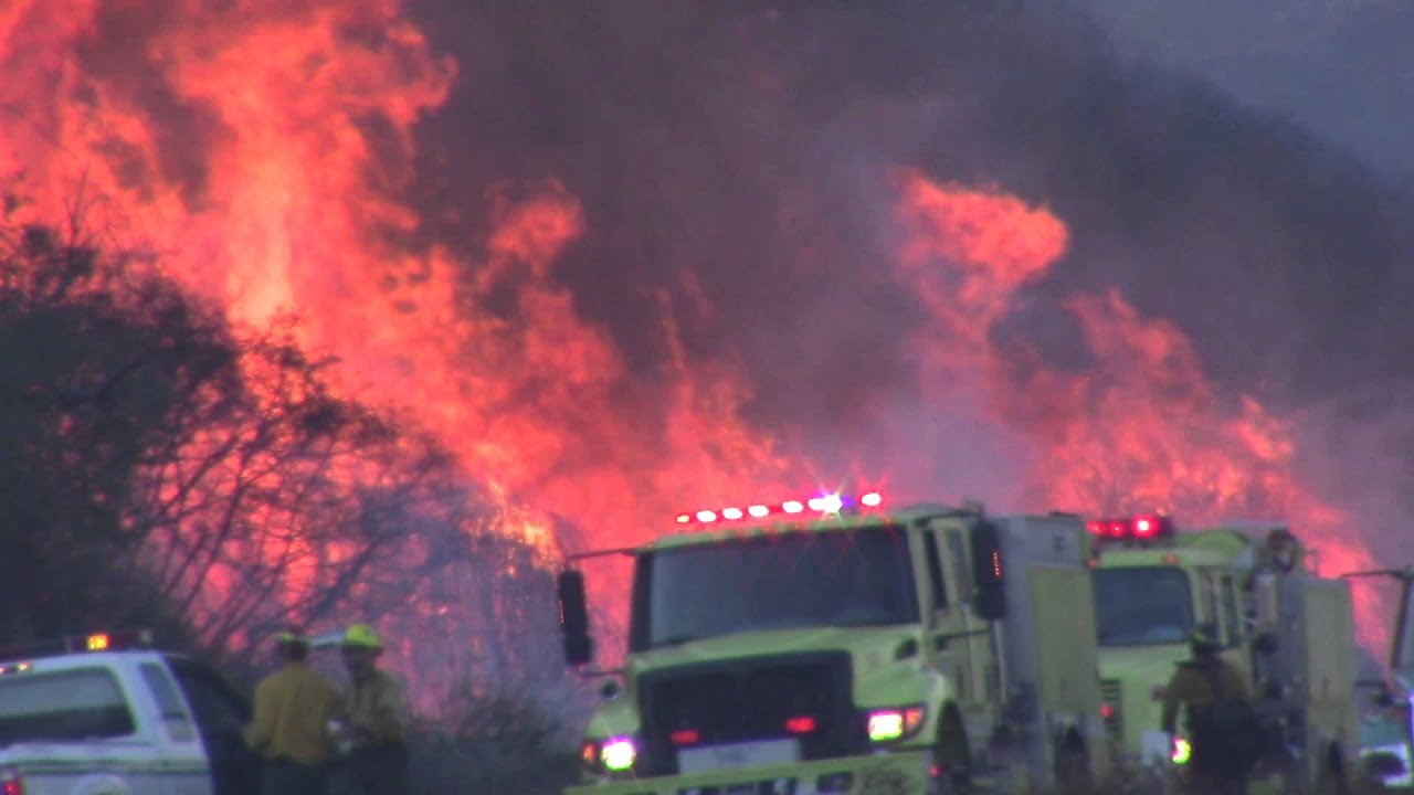 Brush Fire near Glendora, CA