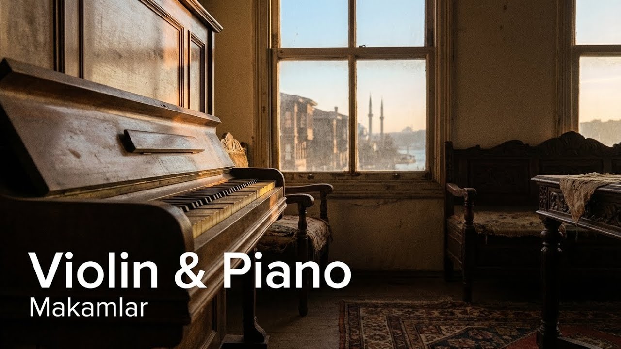 Pencereden Duyulan Keman & Piyano  Türk Sanat Müziği Makam Mix 2 Saat