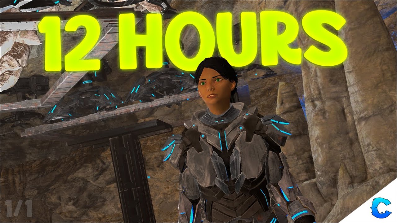I Survived 12 hours solo on an INSANELY boosted server! - ARK