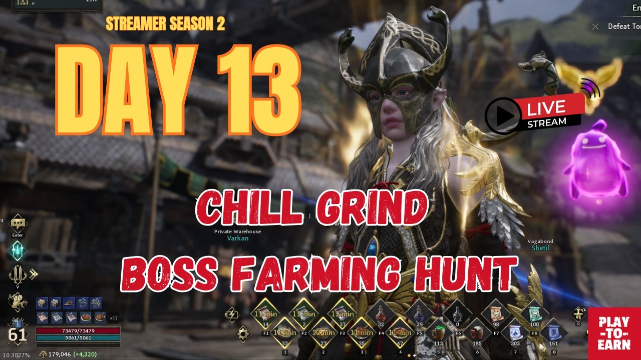 Legend of Ymir – S2 Day 13 Livestream | Chill Grind + Boss Farming Hunt 🔥