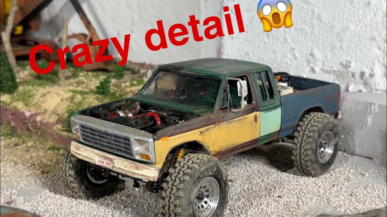 Super detailed SCX24 Bullnose Ford build breakdown! 