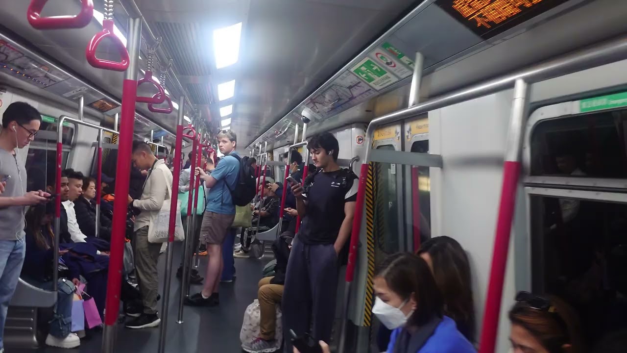 荃灣綫尖沙咀➡️中環(改用CBTC信號系統後) 