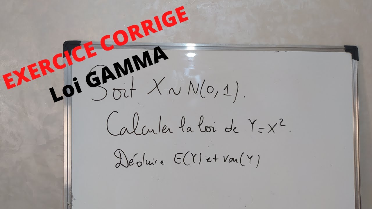 Probabilités : Loi Gamma (Exercice Corrigé)