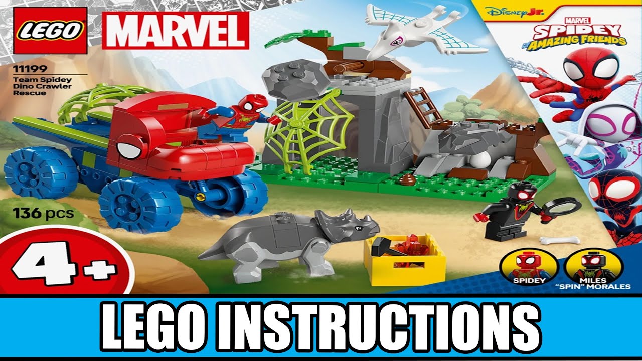 LEGO Instructions - Marvel - 11199 - Team Spidey Dino Crawler Rescue