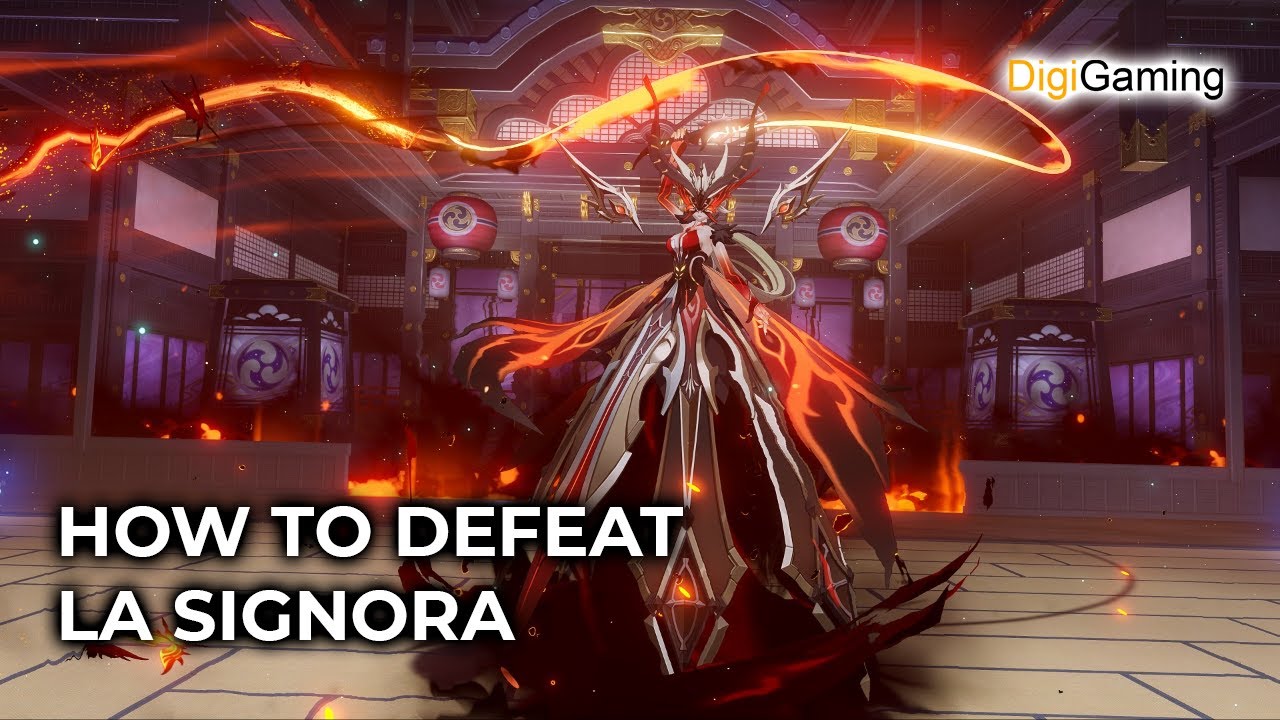 HOW TO DEFEAT LA SIGNORA | GENSHIN IMPACT