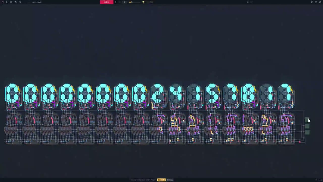 Fibonacci with BCD modules. | Virtual Circuit Board