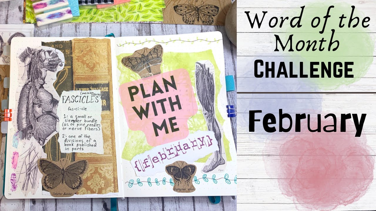 PLAN WITH ME I Word of the Month #2 I February I Fascicles