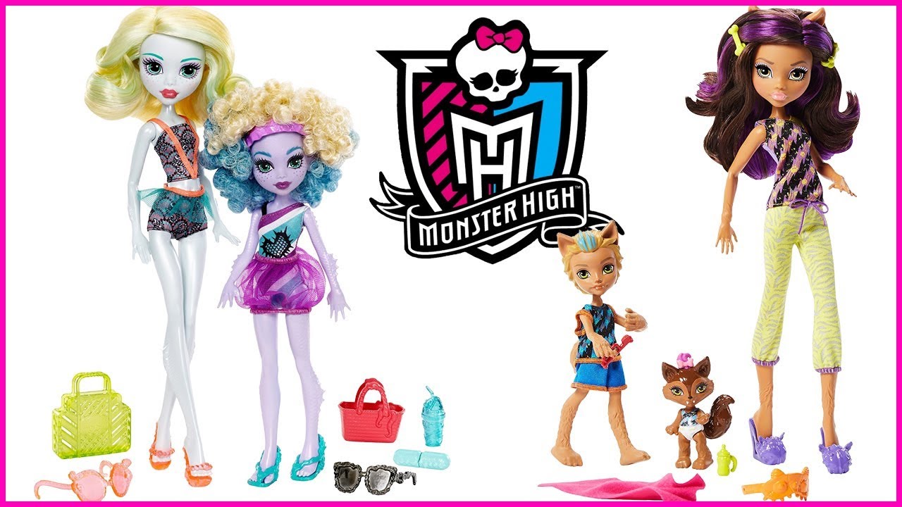 Monster High Family Dolls Clawdeen and Lagoona Doll Review