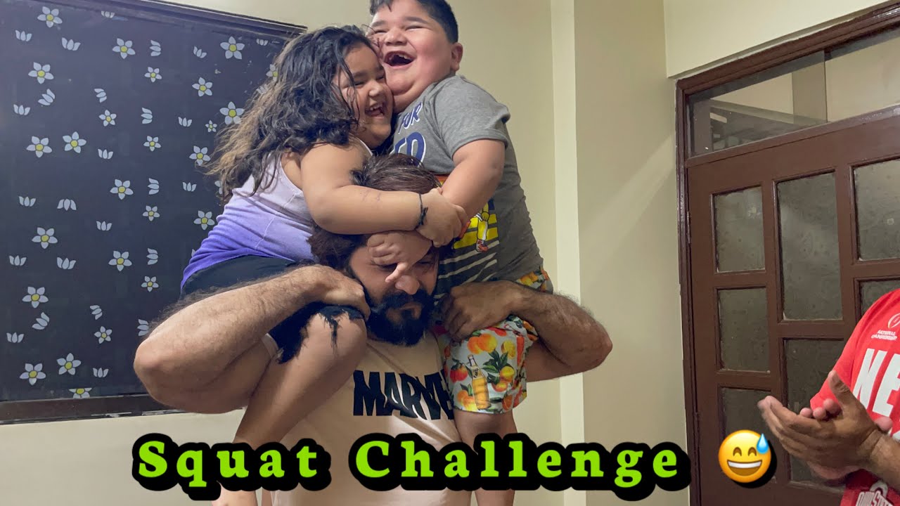Mamu Ne Liya Haim Aur Parishay K Sath || Squat Challenge 😅