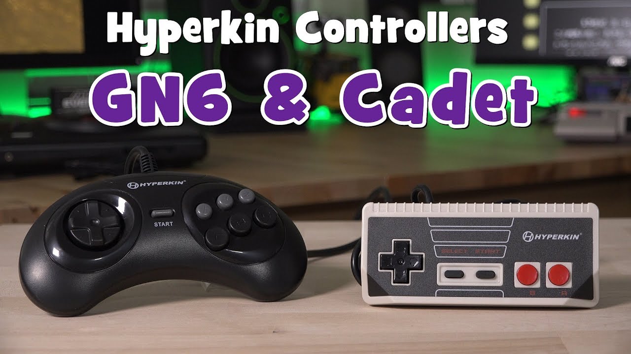 Hyperkin GN6 and Cadet Controllers for the Sega Genesis and NES