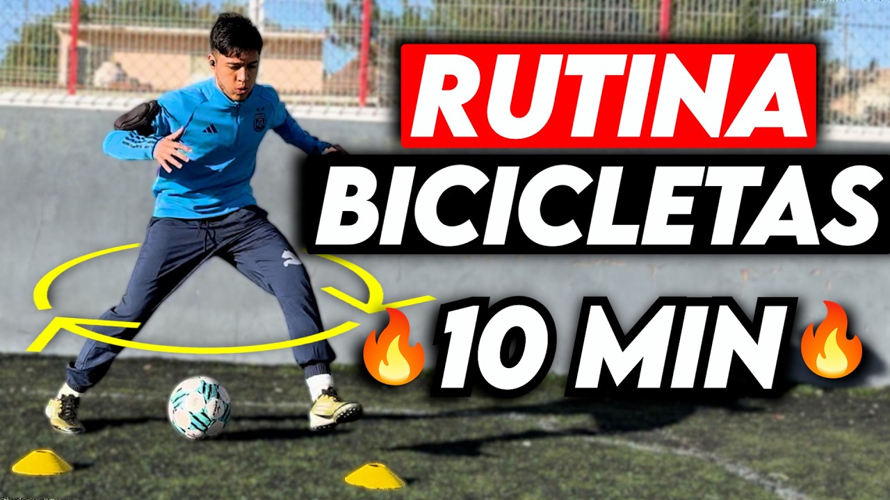 BICICLETAS LETALES 🤯⚽ RUTINA COMPLETA de 10 MINUTOS para MEJORAR TU TÉCNICA