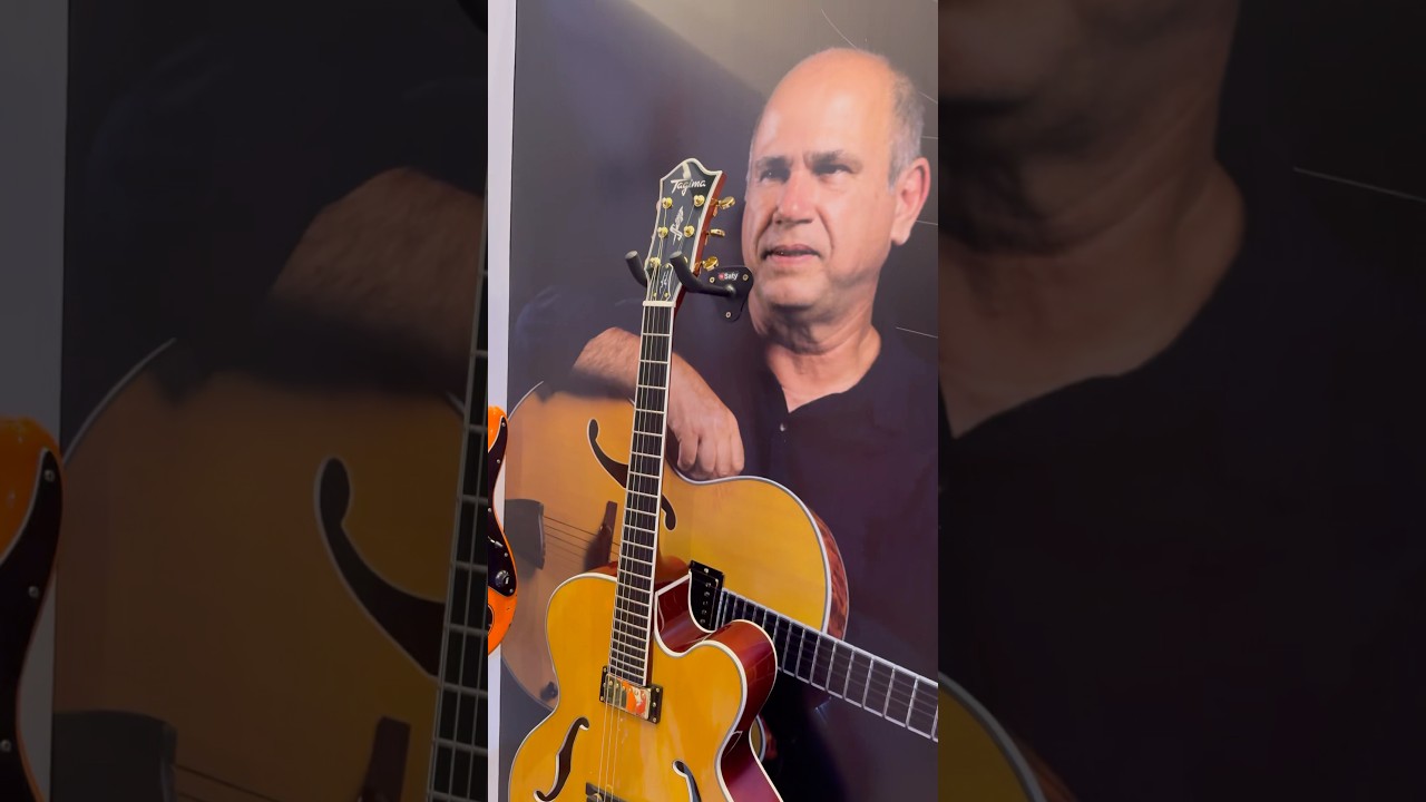 Guitarra signature Nelson Faria! #tdt #tagima #guitar #jazzguitar #guitarist