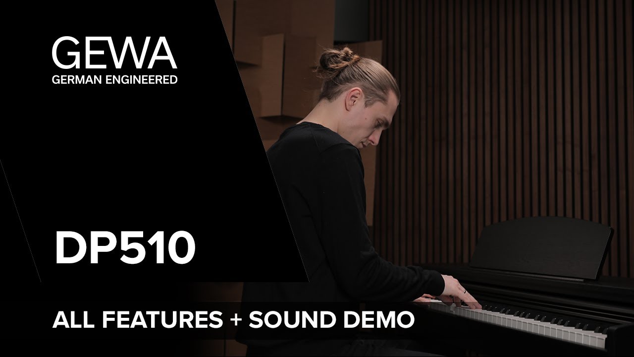 FEATURES 🎹 🇬🇧 GEWA DP510 Digital Piano with Paul Berrem