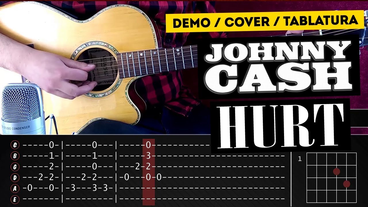 HURT JOHNNY CASH Guitarra Cover Tablatura | Marcos García