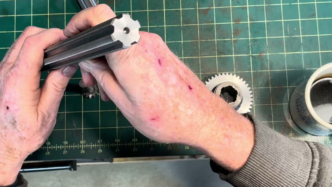 Изготовление шлицевого вала SAE 6
