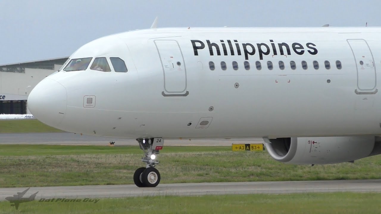 Philippine Airlines A321-231(WL) Takeoff at Brisbane Airport