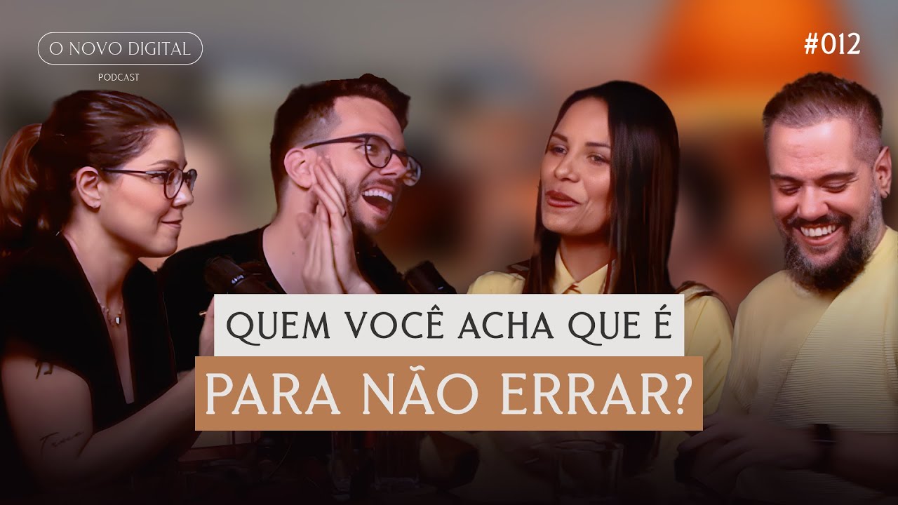 QUEM VOCÊ ACHA QUE É PARA NÃO ERRAR?, com Mirian Simon e Rapha Martins | Podcast O Novo Digital #012