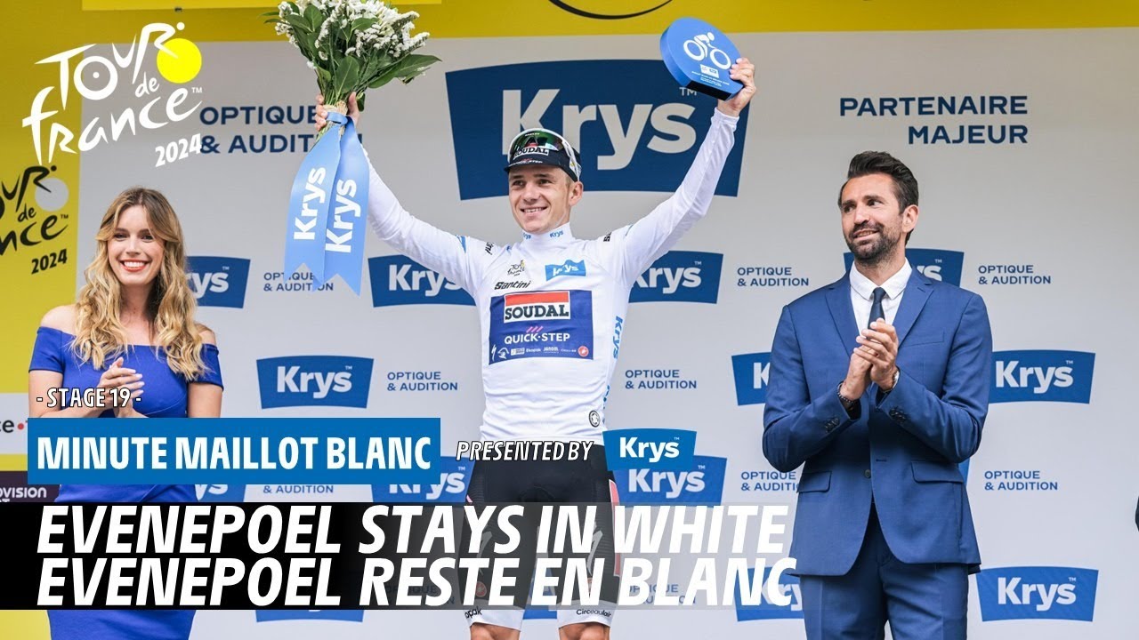 Krys White Jersey Minute - Stage 19 - Tour de France 2024